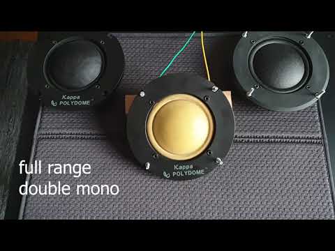 "Infinity" Polydome Vs "Midwest Speakers" cloth fabric dome