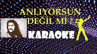 Barış Manço - Anlıyorsun Değil mi - Karaoke - Full HD