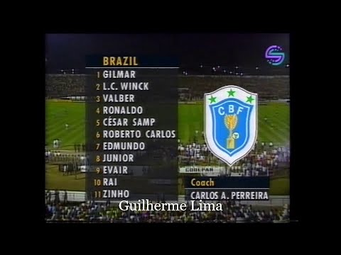 AMISTOSO 1992 - BRASIL 1X2 URUGUAI (NARRAÇÃO BANDEIRANTES)