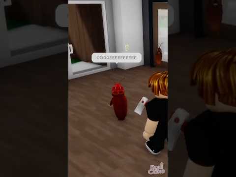 MATANDO CUCARACHAS en BROOKHAVEN 😼 parte 2 #SHORTS #ROBLOX