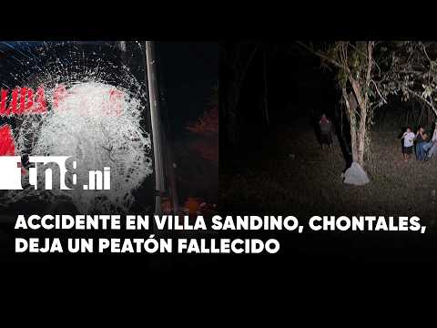 Accidente en Villa Sandino, Chontales, deja un peatón fallecido tras ser arrollado por bus