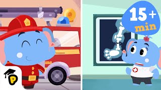 Olette Rescue Heroe | Firefighter, Doctor or Lifeguard | Kids Learning Cartoon | Dr. Panda TotoTime