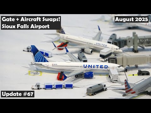 Gate + Aircraft Swaps! | Sioux Falls Regional Airport Update #67 - August 2025
