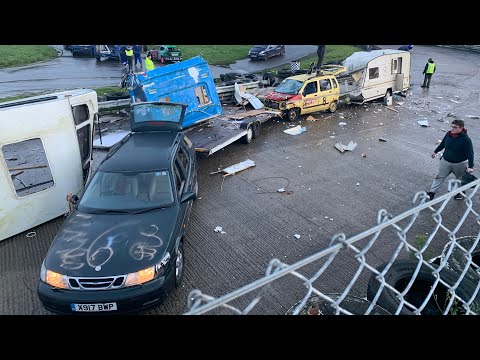 Angmering oval raceway caravan chase 27/12/21