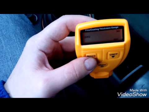Калибровка толщиномера 200 тест на авто.