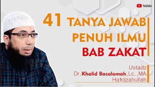 Download lagu 41 QUESTIONS AND ANSWERS ON THE KNOWLEDGE OF ZAKAT CHAPTER | Ustadz Khalid Basalamah Hafidzahullah mp3