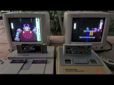 Megaman x2 vs Rockman x2 Intro real hardware compare