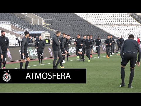 Atmosfera pred utakmicu 1/4 finala Kupa Srbije FK Partizan - FK Voždovac