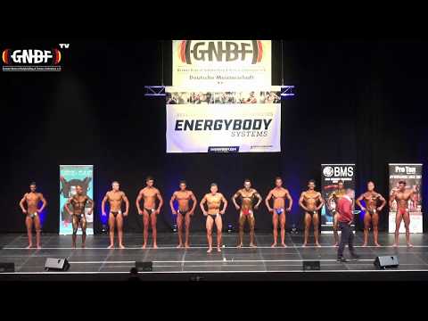 JUNIOREN 2 (14. GNBF DM 2017) Natural Bodybuilding