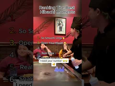 Top 6 Funniest Hibachi Chef Tricks Ever! #Hibachi #ranking