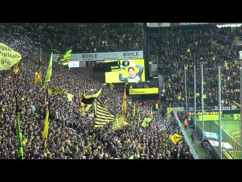 Stimmung BVB - Freiburg 5-1 Vor dem Spiel - Borussia Dortmund atmosphere Südtribüne