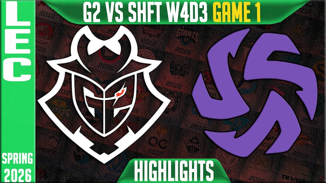 G2 vs SHFT Highlights Game 1 | LEC Spring 2026 W4D3 | G2 Esports vs Shifters G1