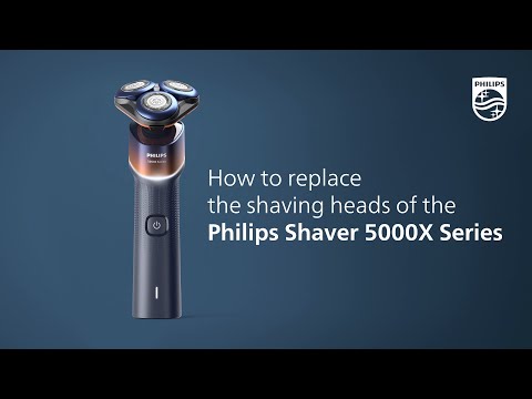 How to replace the shaving heads of the Philips Shaver 5000X  Series