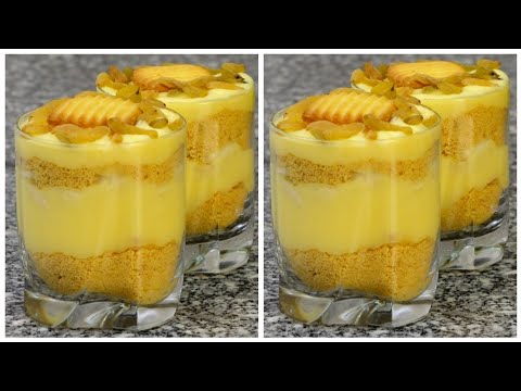 Macmacaan aan Ka sameyay Labaniyad iyo Buskud  حلويات بالكاسترد