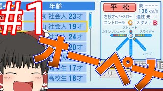 【ゆっくり実況】日ハム二軍をオーペナで日本一にする。#1【パワプロ2023】