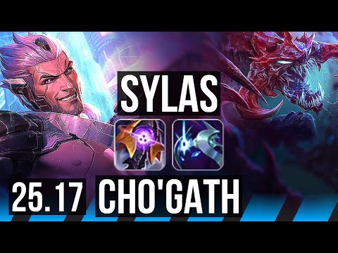 SYLAS vs CHO'GATH (MID) | 7 solo kills, Legendary | EUW Diamond | 25.17