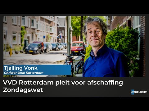 Uitgelicht! 14 juni 2023 - Tjalling Vonk over mogelijke afschaffing Zondagswet in Rotterdam