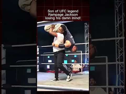 Raja Jackson son of Rampage Jackson's Violent Ring Attack 😤🤯