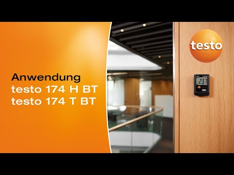 Anwendung: Mini Datenlogger testo 174 T BT & testo 174 H BT | Zuverlässige Raumklima-Überwachung