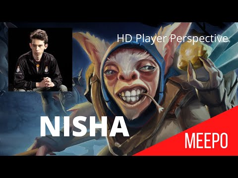Nisha Meepo WePlay Madmoon Game 1 Dota 2 Gameplay Player Perspective