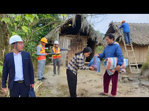 Kind woman helps single mother renovate an abandoned house – starting life from zero