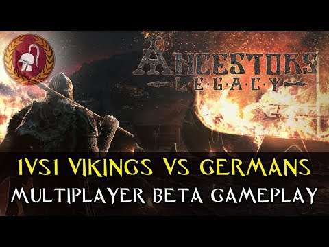 1vs1 Vikings VS Germans - Ancestors Legacy Multiplayer Closed Beta Gameplay w/ Commentary