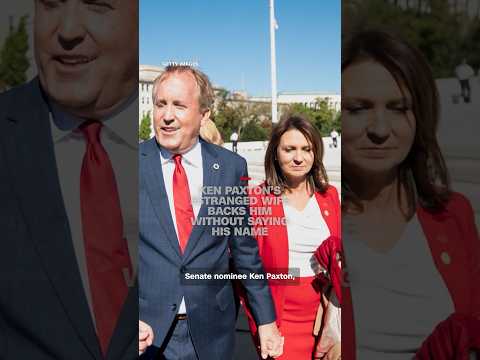 Ken Paxton’s estranged wife backs him without saying his name