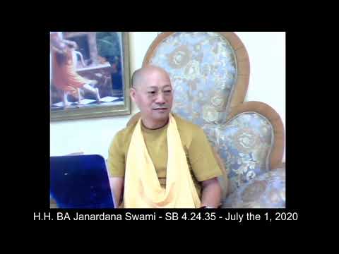 H.H. BA Janardana Swami - SB 4.24.35 - July the 1, 2020