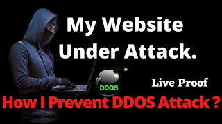 DDOS Attack on my Website| How to Prevent DDOS Attack | Dipu Singh