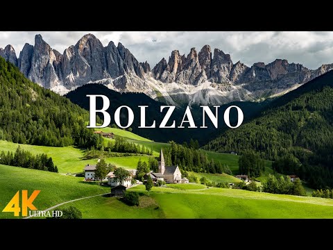 Bolzano, Italy 4K Ultra HD • Stunning Footage Bolzano, Scenic Relaxation Film with Calming Music.