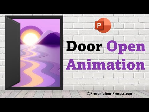 Easy Crazy Door Opening Animation Effect with PowerPoint Morph