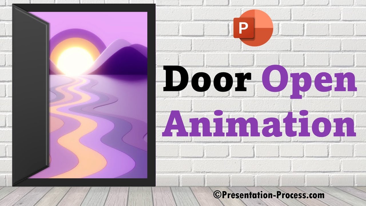 Easy Crazy Door Opening Animation Effect with PowerPoint Morph