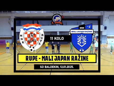 1. ŽMNL: RUPE - MALI JAPAN RAŽINE  1:0, 12.01.2025.