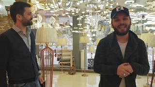 Haydi arkadaşlar evim için avizelere bakmaya günlük vlog bülent madeni