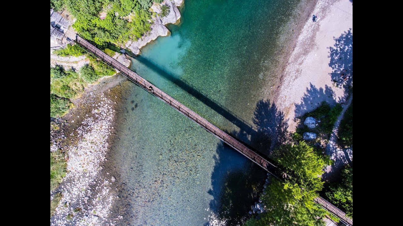 I ponti di Clanezzo visti dal drone: uno spettacolo