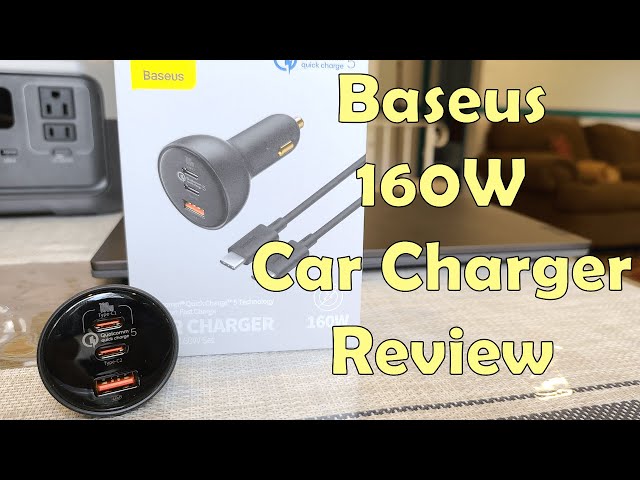 أقوى شاحن سيارة من بيسوس Baseus سريع جدا بقدرة 160...