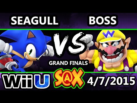 S@X - NS | Seagull (Sonic) Vs. WS | Boss (Wario, Luigi) SSB4 Grand Finals - Smash Wii U -Smash 4