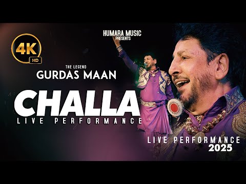 Gurdas Maan Challa | Hauli Hauli Chal Kudiye | Live performance 2025