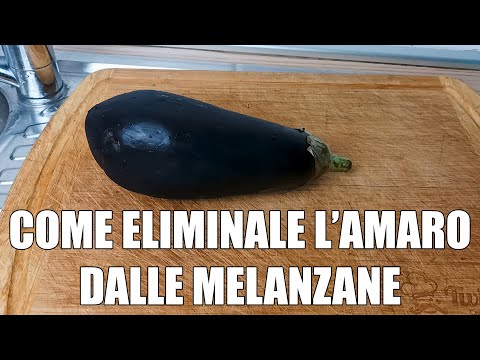 , title : 'Come eliminare l'amaro dalle melanzane'
