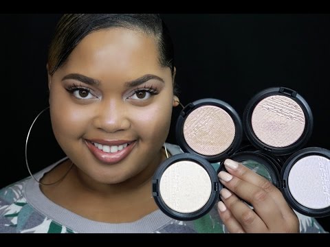 MAC In The Spotlight Collection Review + Swatches | EXTRA DIMENSION SKINFINISHES | STROBE CREAMS Video