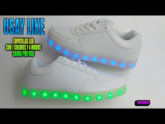 Vídeo relacionado con Nuevos Zapatos Luminosos LED de Colores, versión Coreana, Zapatos Deportivos con Carga USB para Parejas, Zapatos Deportivos Bajos Dorados y Plateados El Hombre De La Roja