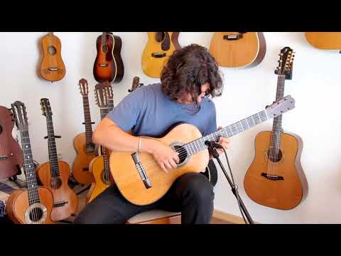 Vicente Arias 1896 classical guitar - very rare instrument from one of the most famous Spanish guitar makers of all time - check video! image 13