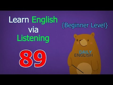 , title : 'Learn English via Listening Beginner Level | Lesson 89 | Food'