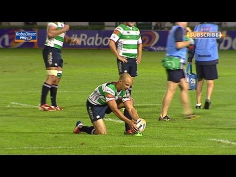 Mat Berquist Penalty Benetton Treviso v Munster 20th Sept 2013