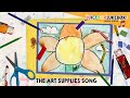 The Art Supplies Song by The Juicebox Jukebox | Art Class Elementary Teacher Draw Paint Color Create