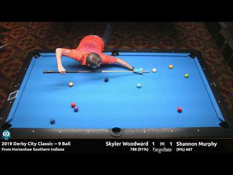 Skyler Woodward vs Shannon Murphy - 9 Ball - 2019 Derby City Classic