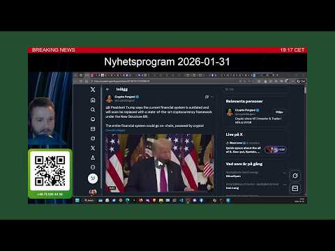 Nyhetsprogram 2026-01-31 - Informationskrig och ett föråldrat finansiellt system?