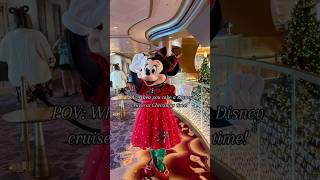 POV: You take a Disney cruise at Christmas time! #cruise #shorts