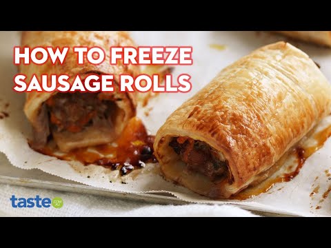 How to freeze sausage rolls | taste.com.au