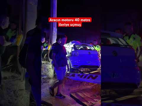 Serik trafik kazası D-400 video görüntüsü